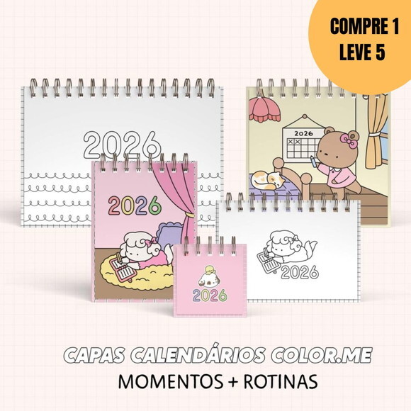 Arquivo Digital Capas e Ilustrações Calendário Color -5273