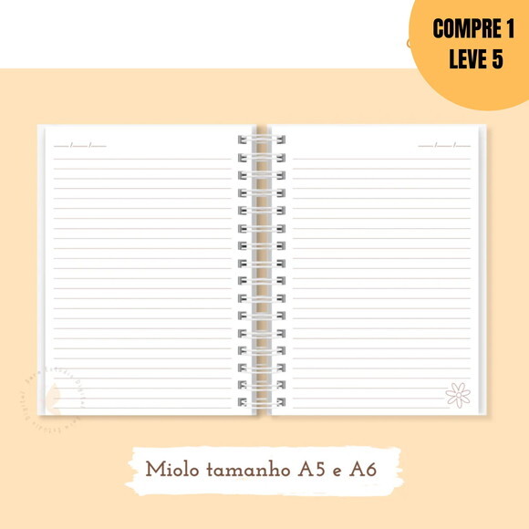 Arquivo Digital Capas Fofas Motivacionais A5 e A6 -2399