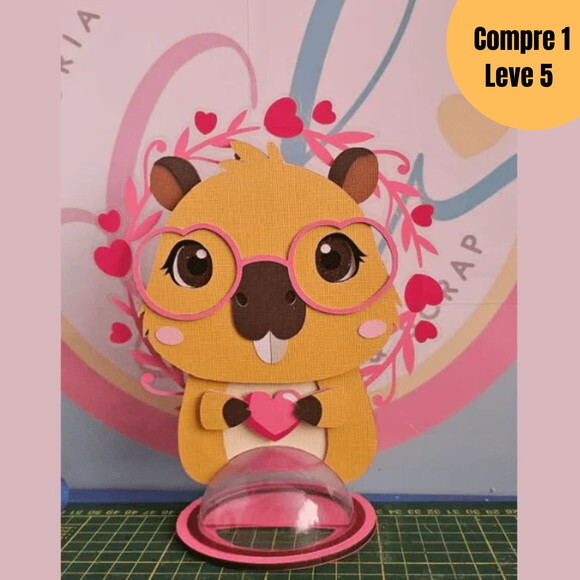 Arquivo Digital Capivara Porta Bombom -1705