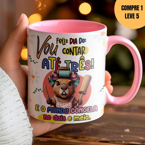 Arquivo Digital Capivarinha Dia das Mães Canecas -2809