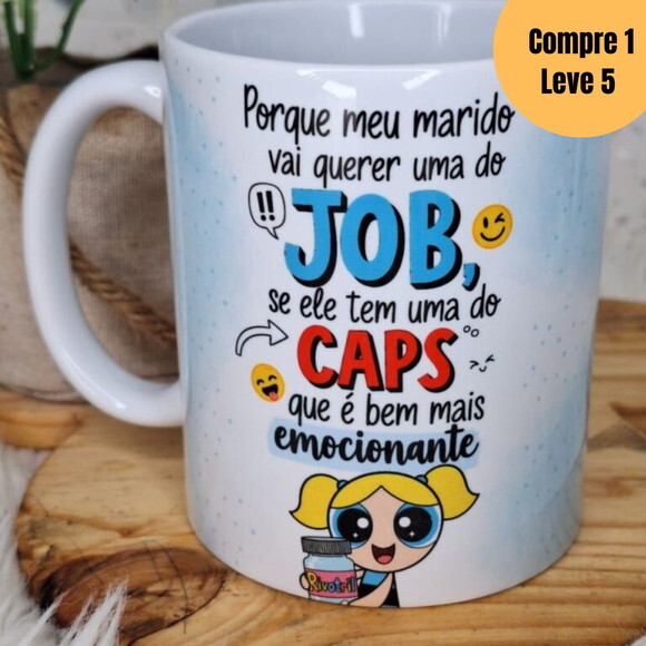 Arquivo Digital Caps Lindinha Arte Avulsa Caneca -5152