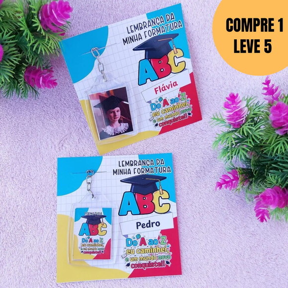 Arquivo Digital Card Chaveiro Formatura Abc -5549