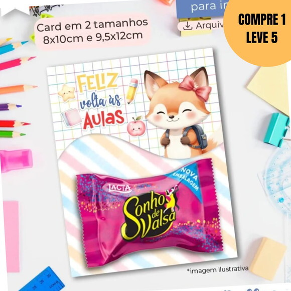 Arquivo Digital Card Multiuso Feliz Volta Ás Aulas -6170