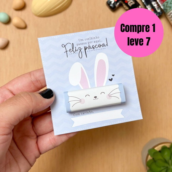 Arquivo Digital Card para Chocolatinho Páscoa 2026 -6481