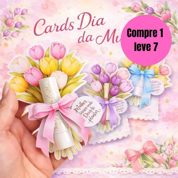 Arquivo Digital Cards Tulipas Dia da Mulher -6619