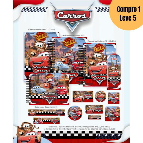 Arquivo Digital Carros Disney Escolar 2026 -5159