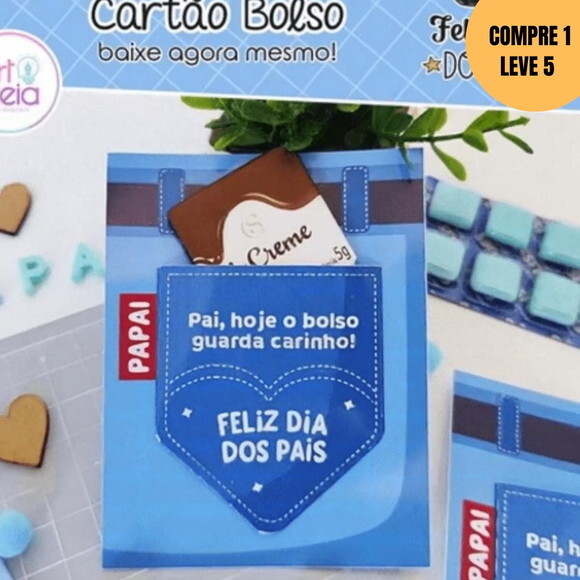 Arquivo Digital Cartão Bolso Dia dos Pais -4351