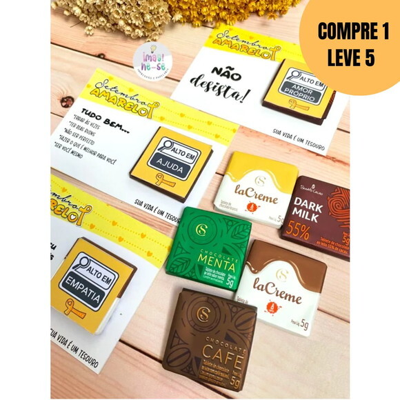 Arquivo Digital Cartão Chocolate Setembro Amarelo -4987