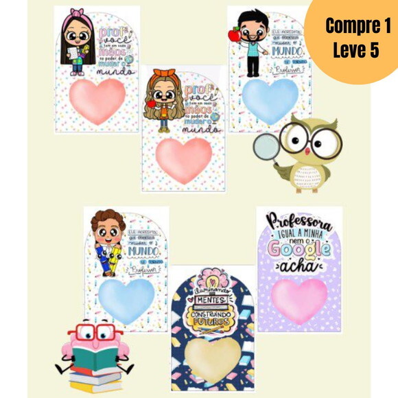 Arquivo Digital Cartão Coração Dia dos Professores -5175