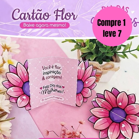 Arquivo Digital Cartão Flor Dia das Mulheres 2026 -6469
