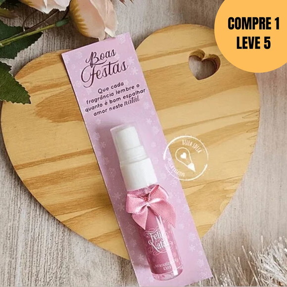 Arquivo Digital Cartão Home Spray Natal Rosa 2025 -5746