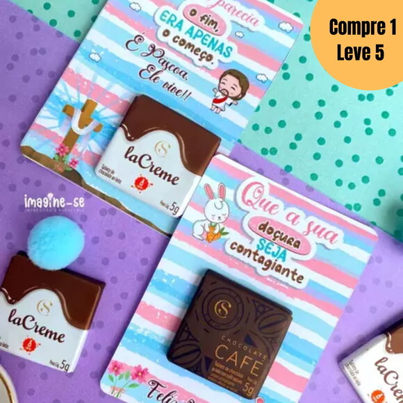 Arquivo Digital Cartão para Chocolate Tablet -1722