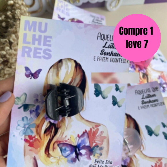 Arquivo Digital Cartão para Presilha Dia das Mulheres -6521