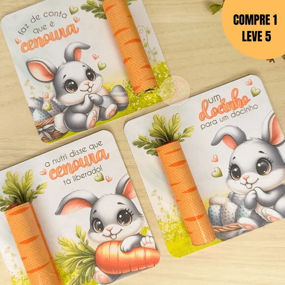 Arquivo Digital Cartões de Páscoa Bis e Baton -2088