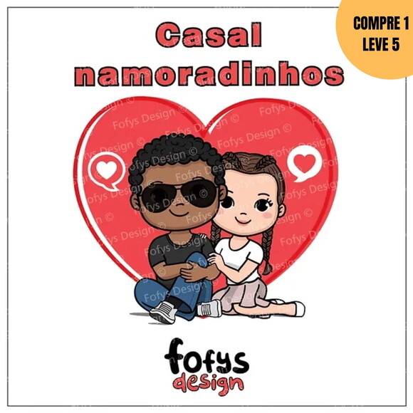 Arquivo Digital Casal Namoradinhos Kit Digital -3733