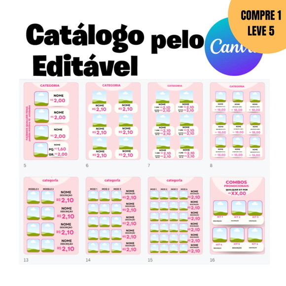 Arquivo Digital Catálogo Editável pelo Canva -2563