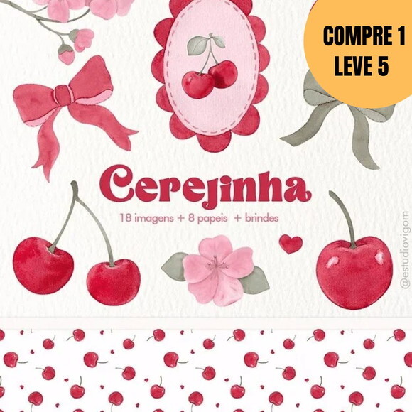 Arquivo Digital Cerejinha Kit Digital -5492