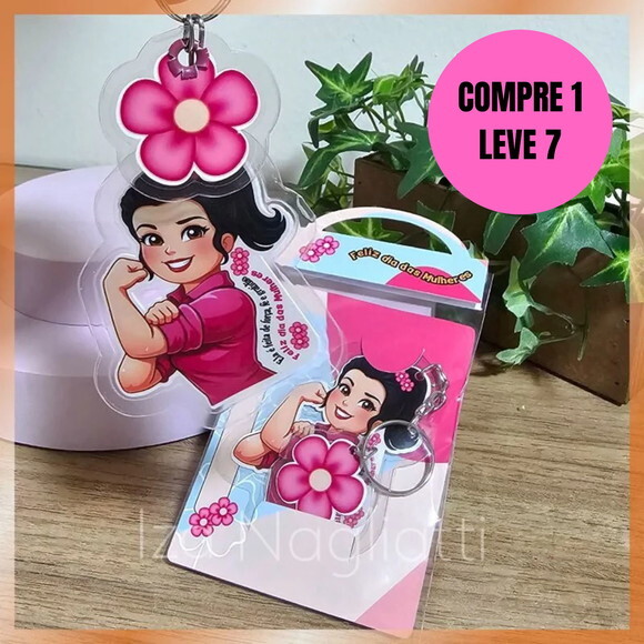 Arquivo Digital Chaveiro de Polaseal Dia das Mulheres -6383