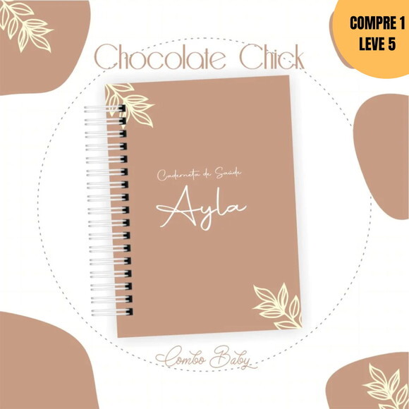 Arquivo Digital Chocolate Chic Livro do Bebê -3750