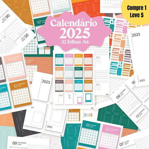 Arquivo Digital Coleção Calendário 2025 -461