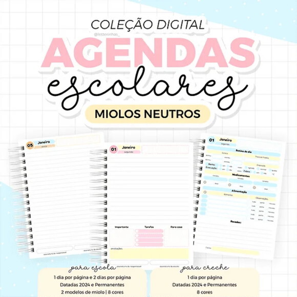 Arquivo Digital Coleção Digital Agendas Escolares Neutra-639