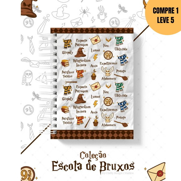 Arquivo Digital Coleção Escola de Bruxos Agenda 2026 -4074