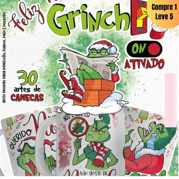 Arquivo Digital Coleção Feliz Natal Grinch -272