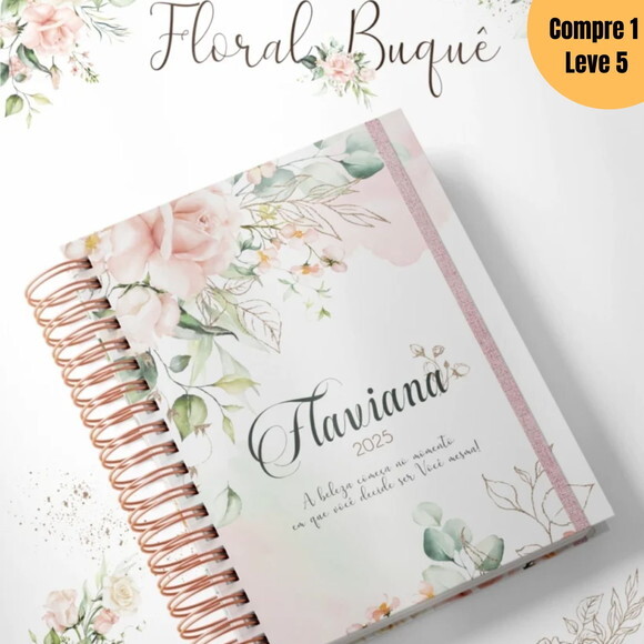 Arquivo Digital Coleção Floral Buquê Agenda 2025 -1313