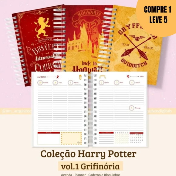 Arquivo Digital Coleção Harry Potter Vol.1 Grifinória -2225