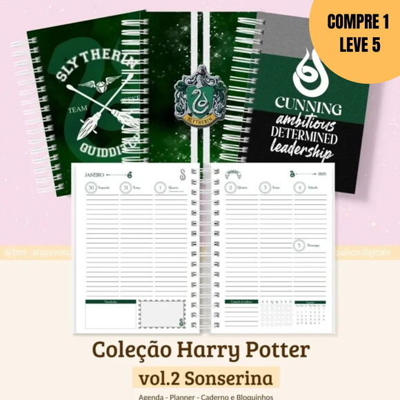 Arquivo Digital Coleção Harry Potter Vol.2 Sonserina -2226