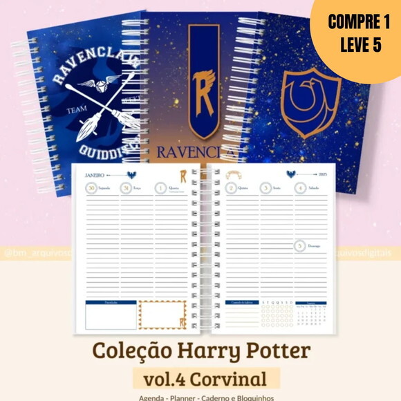 Arquivo Digital Coleção Harry Potter Vol.4 Corvinal -2227