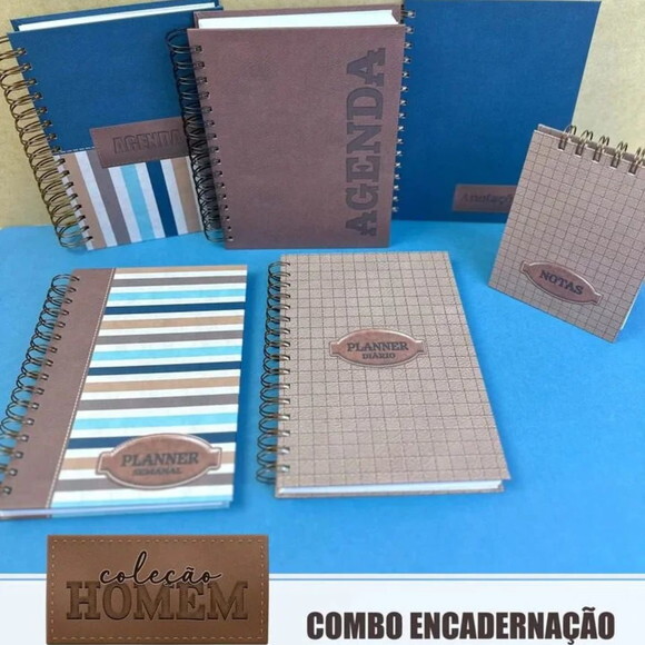Arquivo Digital Coleção Homem Combo Encadernação -4367