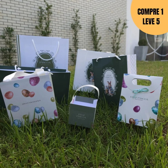 Arquivo Digital Coleção Páscoa 2025 Embalagens Sacolas -2035