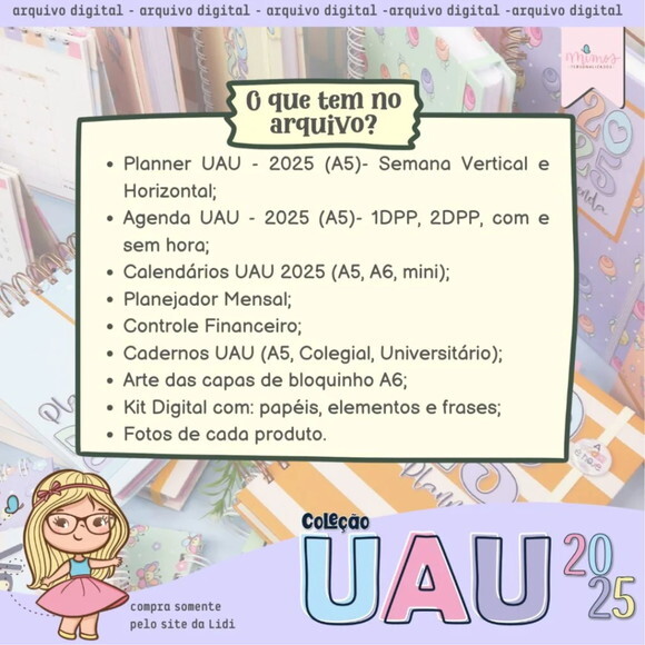 Arquivo Digital Coleção Uau 2025 Super Combo - 186