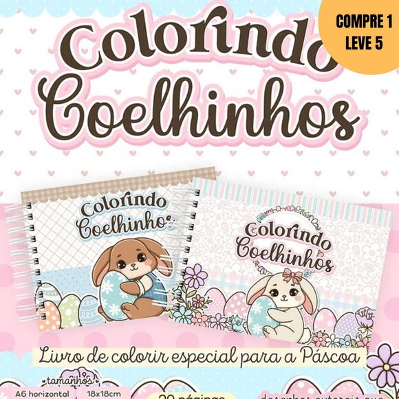 Arquivo Digital Colorindo Coelhinhos -2595