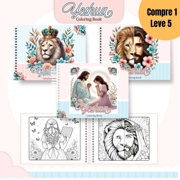 Arquivo Digital Colorindo com Yeshua Livro de Colorir -1712