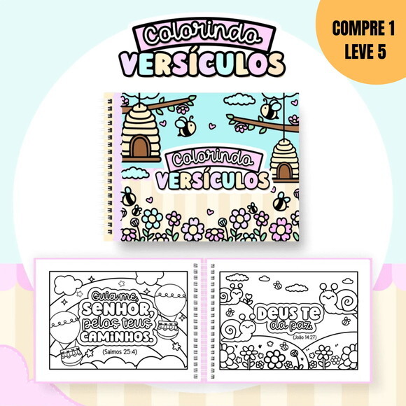 Arquivo Digital Colorindo Versiculos Livro de Colorir -1874