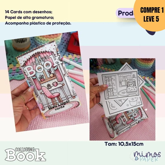 Arquivo Digital Coloring Book A5 Livro de Colorir -3248
