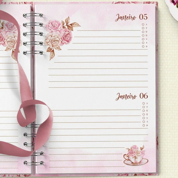 Arquivo Digital Combo 4 Agendas Mulher Virtuosa 2025 -289