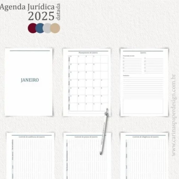 Arquivo Digital Combo 4 Miolos Digitais Agenda Jurídica -630