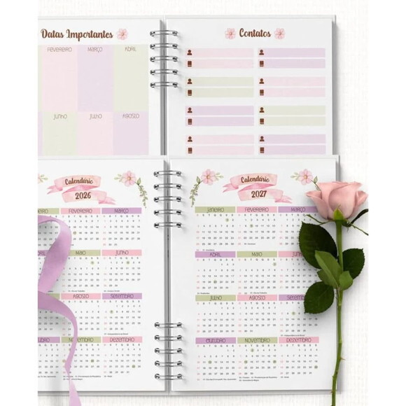 Arquivo Digital Combo 8 Agendas 2026 C/s Versículo -4968