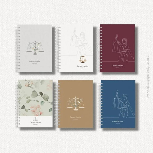 Arquivo Digital Combo 6 Capas A5 para Agenda Jurídica -643