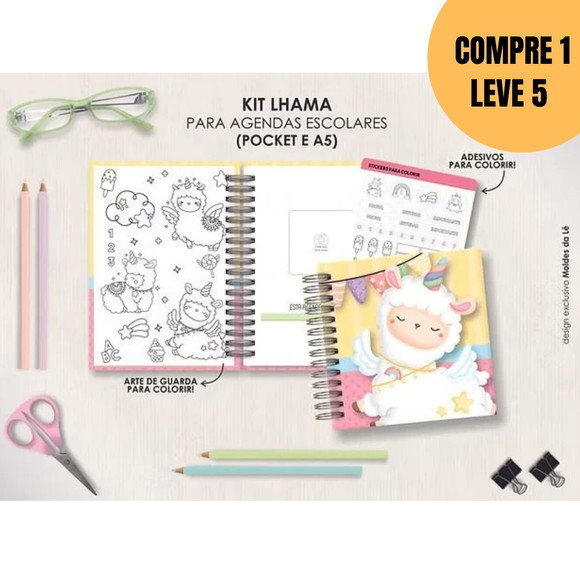 Arquivo Digital Combo A5 Agendas Escolares -5544