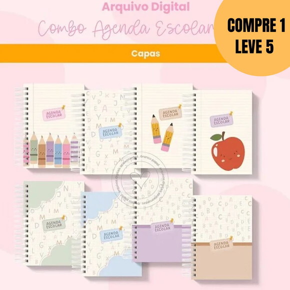 Arquivo Digital Combo Agenda Escolar e Infantil 2026 -5476