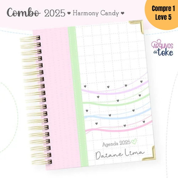 Arquivo Digital Combo Agenda Harmonny Candy 2025 -576