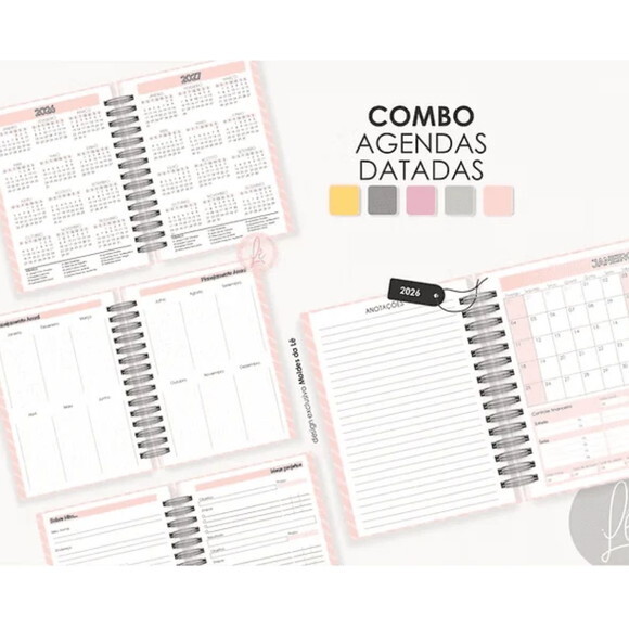 Arquivo Digital Combo Agendas 2026 Datadas -4524
