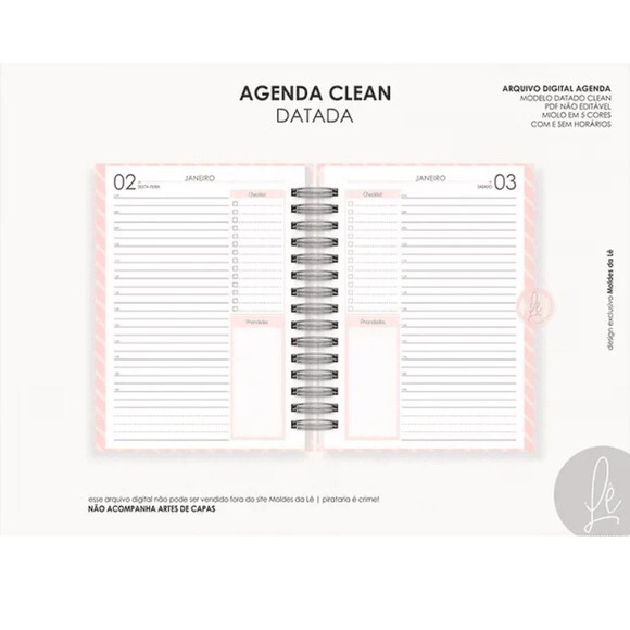Arquivo Digital Combo Agendas 2026 Datadas -4524