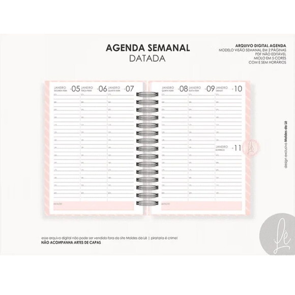 Arquivo Digital Combo Agendas 2026 Datadas -4524