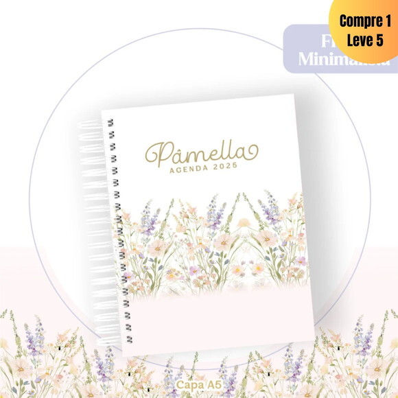 Arquivo Digital Combo Agendas Floral 2025 - 283