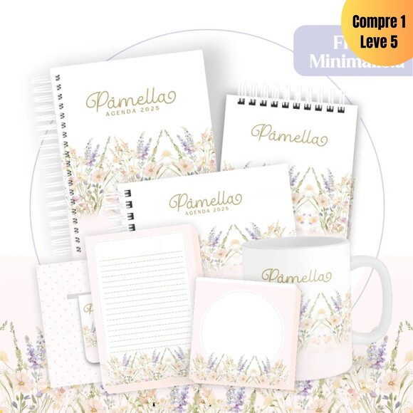 Arquivo Digital Combo Agendas Floral 2025 - 283